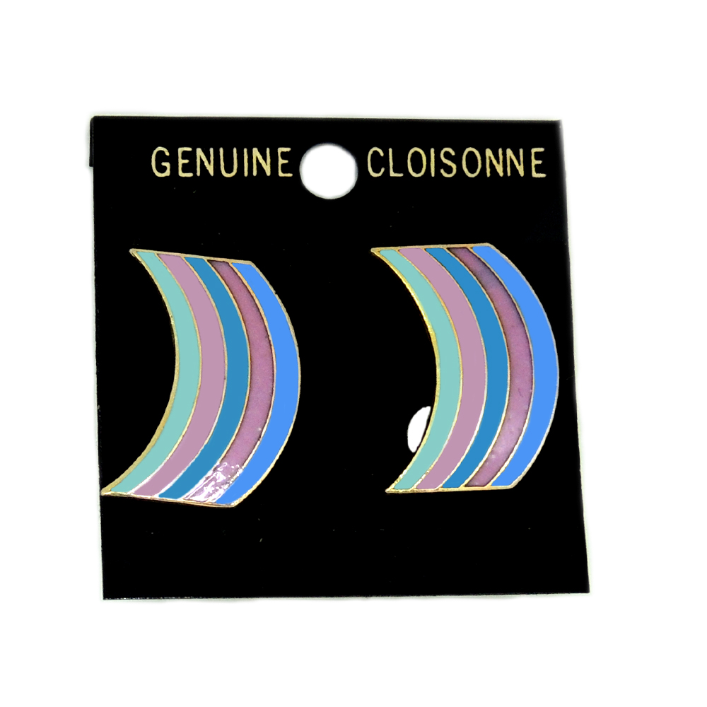 enamel earrings